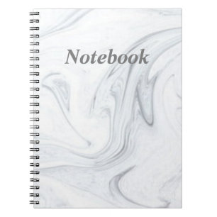 Marbre blanc Spiral Carnet photo (80 Pages B&W)