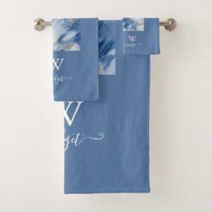 marbre bleu abstrait motif côtier