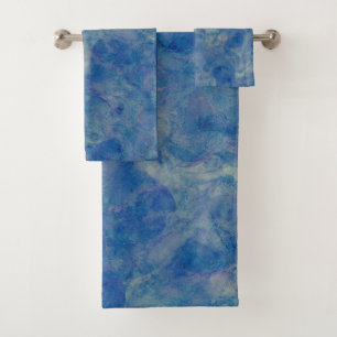 Marbre bleu et rose Acrylique Abstraction