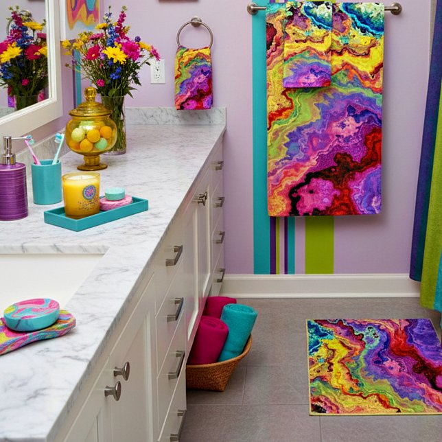 Marbre brillant et coloré (Créateur téléchargé)