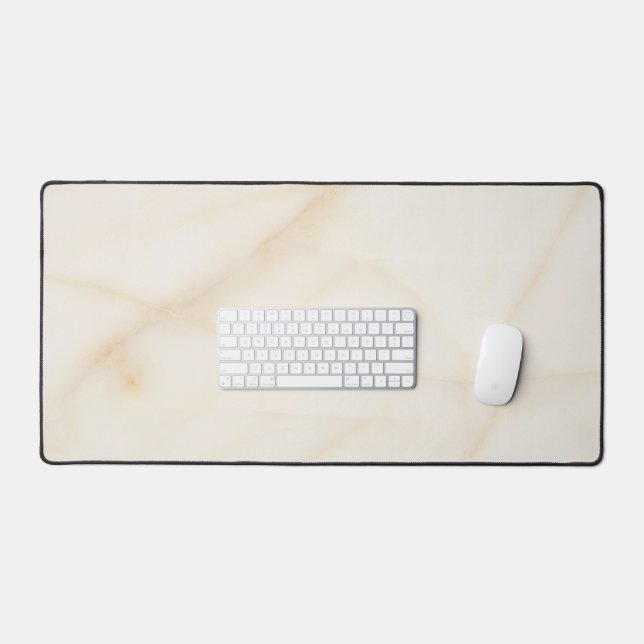Marbre Crème Élégant avec Veine d'Or Subtile Luxe  (Clavier et souris)