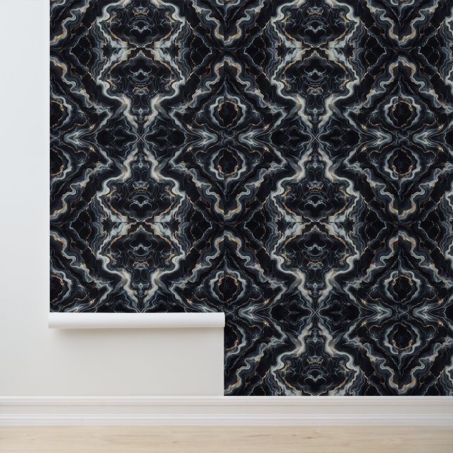 Marbre Design Vinyl Papier peint (Application)