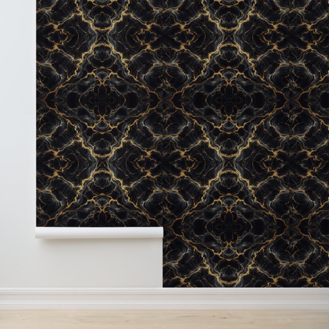 Marbre Design Vinyl Papier peint (Application)