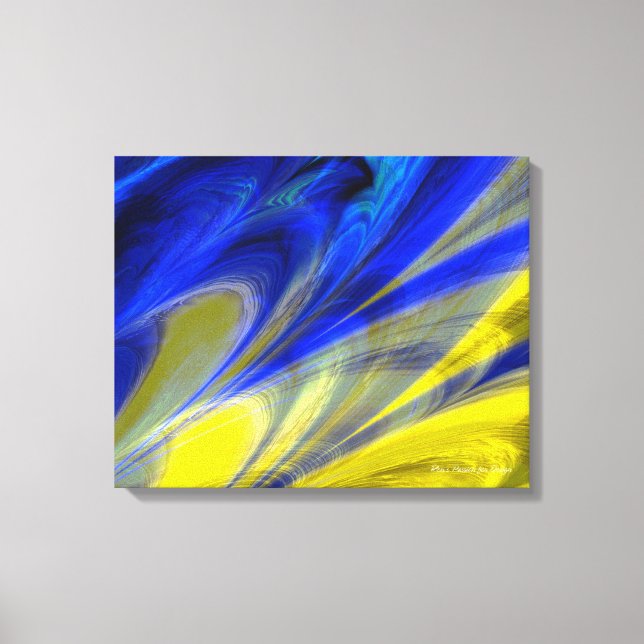 Marbre fractal 4-6 Toile enveloppée (Recto)