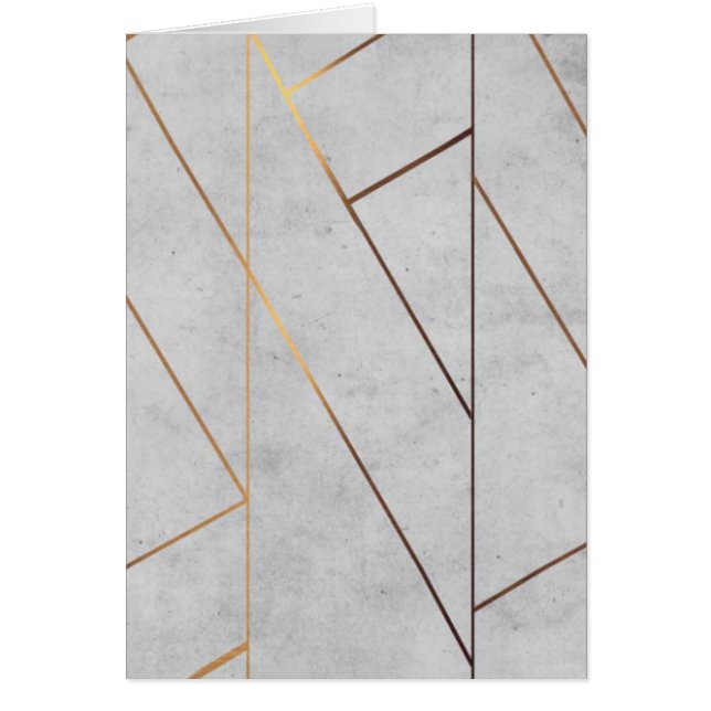 Marbre gris peroné or géométrique (Devant)
