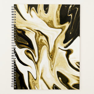 Marbre liquide rétro-numérique élégant Abstrait