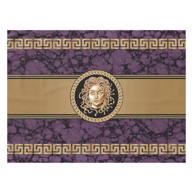 Marbre Medusa de luxe & nappe d'or (Devant (Horizontal))
