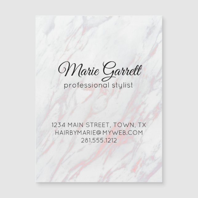 Marbre moderne rose et gris (Devant)