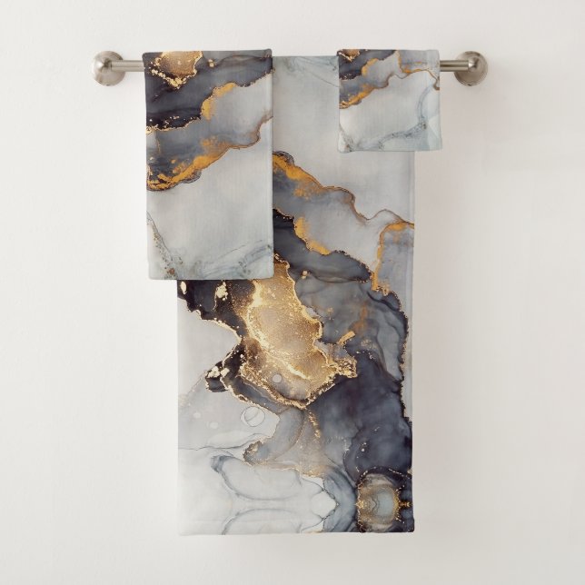 Marbre noir or jolie (En situation)