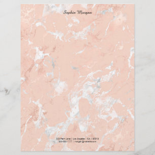 Marbre or rose, Nom/Coordonnées en noir, Vs 2