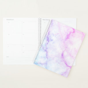 Marbre rose et violet ombre Planificateur person