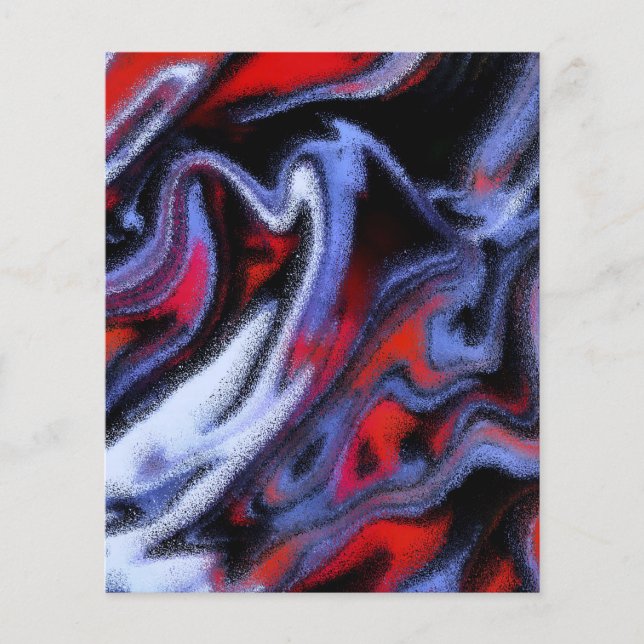 Marbre rouge blanc et bleu (Devant)