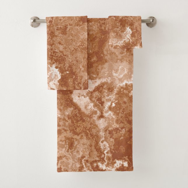 Marbre rouille abstrait (En situation)