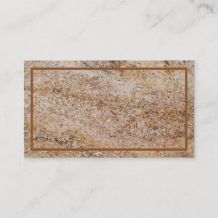 Marbre rouillé Carte de visite texturé