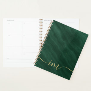 Marbre vert moderne Abstrait avec or -