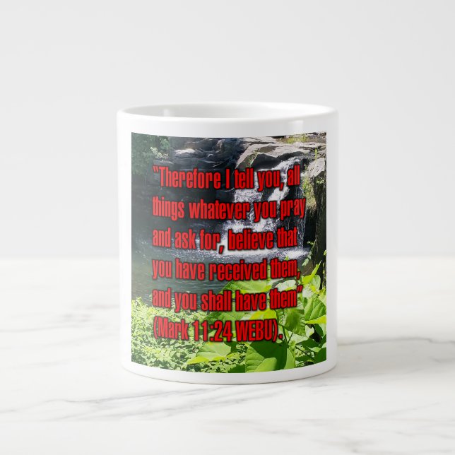 Marc 11:24 WEBU Mug (Devant)