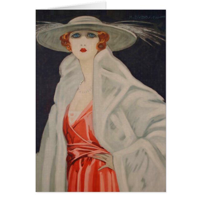 Marcello Dudovich Actrice Elena Maskowska (Devant)