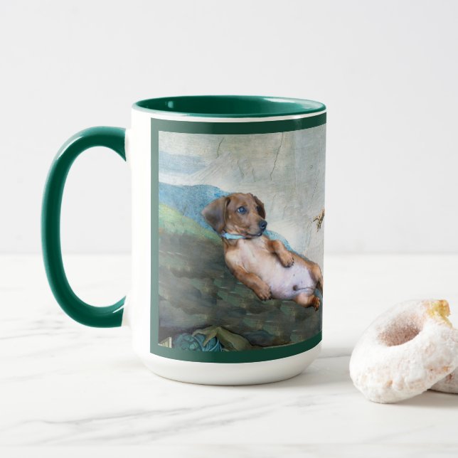Marcello la création du chien tasse d'art de 15 (Avec donut)