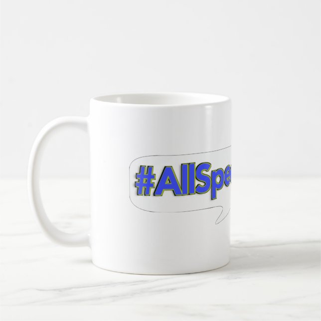Marchandises de tasse de #AllSpeechMatters (Gauche)