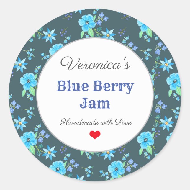 Marchandises faites maison Preserve Jam Étiquette  (Devant)