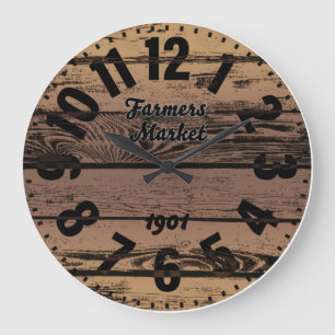 Marché agricole Antique Grande horloge