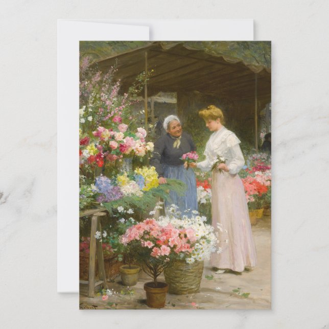 Marché aux fleurs | Victor Gabriel Gilbert (Devant)