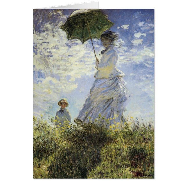 Marche, dame avec un Parasol (Devant)