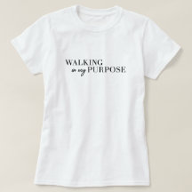 Marche dans mon T-shirt de but