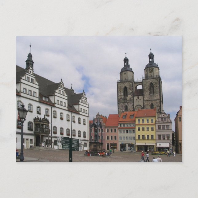 Marché de cartes postales à Wittenberg, Allemagne (Devant)