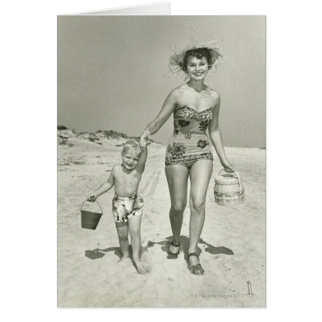 Marche de mère et de fils (Devant)