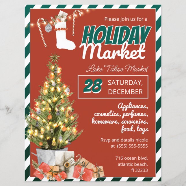 Marché de Noël Invitation (Devant)