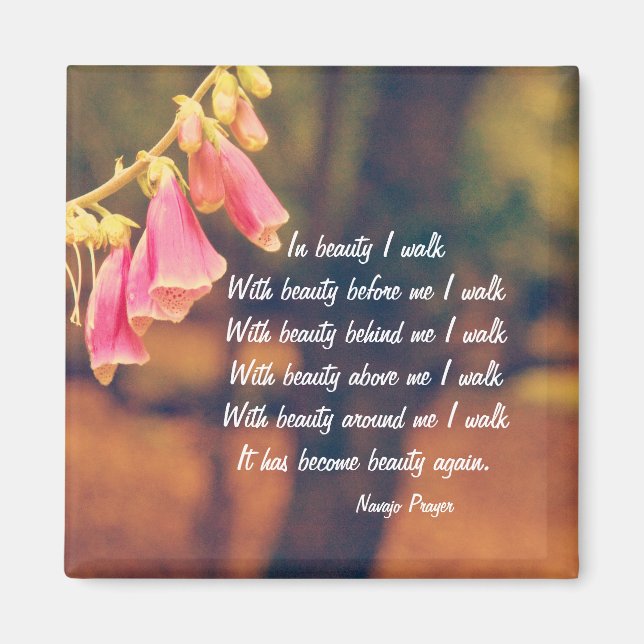 Marche de prière Navajo dans Magnet de beauté (Devant)