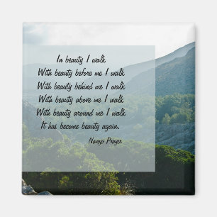 Marche de prière Navajo dans Magnet de beauté