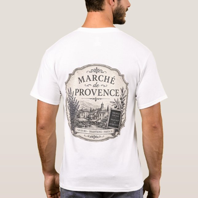 marché de provence tshirt (Dos)