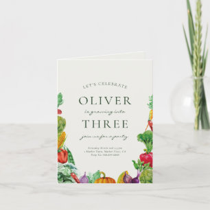 Marché des agriculteurs Invitation d'anniversaire