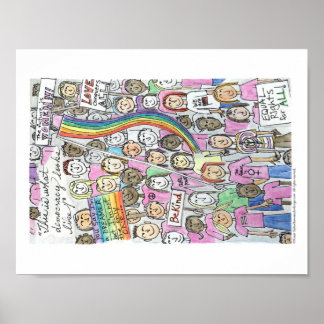 Marche des femmes - 11" x 8,5" Poster