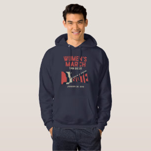 Marche des femmes San Diego Sweat - shirt à capuc