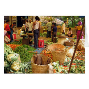 Marché en coulisse en Inde