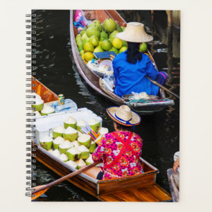 Marché flottant à Bangkok