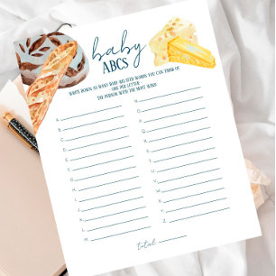 Marché français - Baby shower Baby ABC jeu