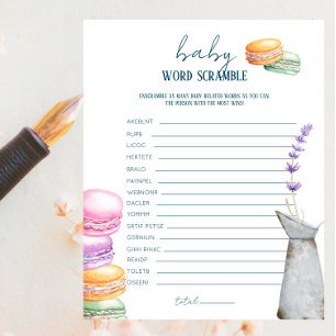 Marché français - Baby Word Scramble Jeu