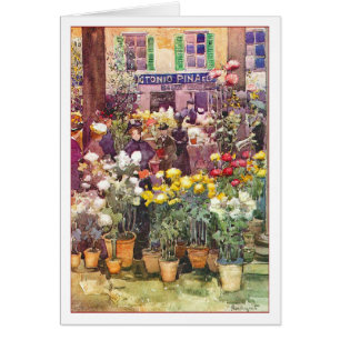 Marché italien de fleur par Maurice Prendergast