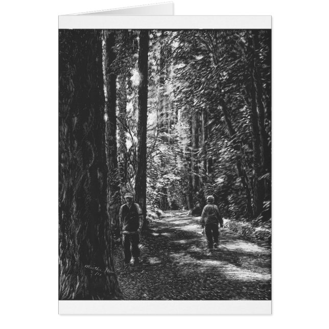 Marche matinale à l'aube (Devant)