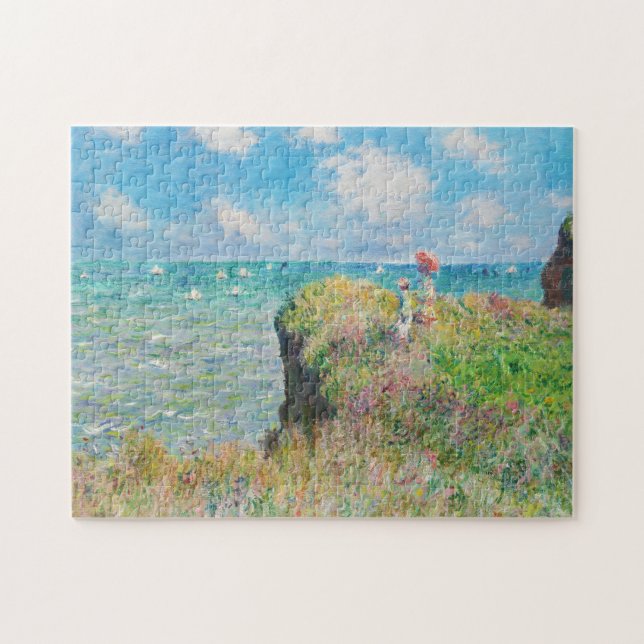 Marche Monet Cliff au puzzle de Pourville (Horizontal)
