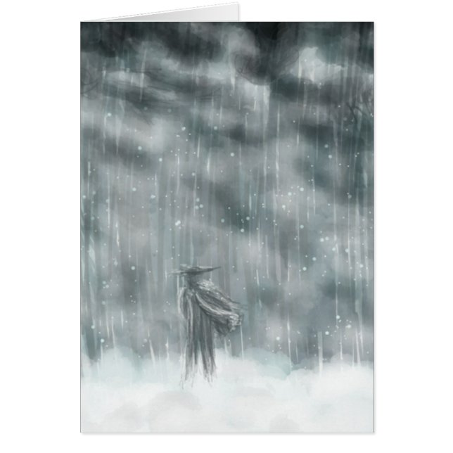 Marche par la tempête (Devant)