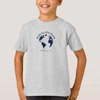 Marche Pour Le Monde T-Shirt - Garçons gris clair
