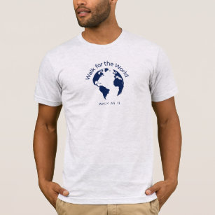 Marche Pour Le Monde T-Shirt - Unisex Ash Grey