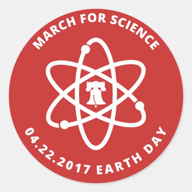 Marche pour les stickers Science Philadelphie (Devant)