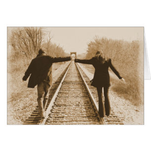 Marchent les rails ensemble - masquez la carte
