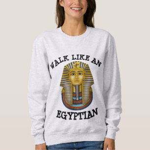MARCHER COMME UN SWEATSHIRT VINTAGE ÉGYPTIEN DE T-